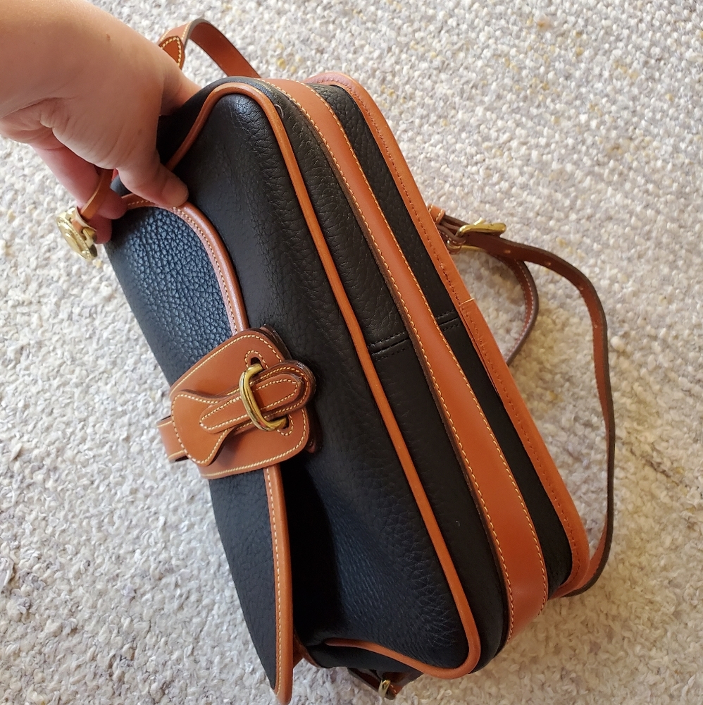 SOLD* Dooney & Bourke Vtg Two-Toned Equestrian Bag - Picture 12 of 16